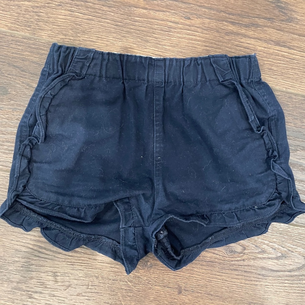 Crewcuts Girl Navy Ruffle Shorts - Size 8